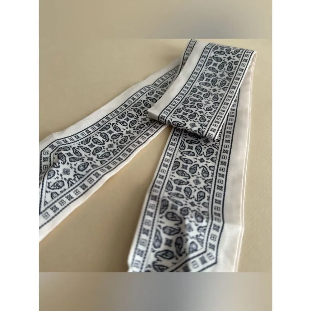 Paisley Skinny Scarf M1628
